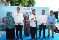 Menteri Wihaji dan Bupati Yuhronur Efendi meresmikan Program Sidaya di Pendopo Lokatantra. (Foto Dok Ho/RadarBangsa.co.id)