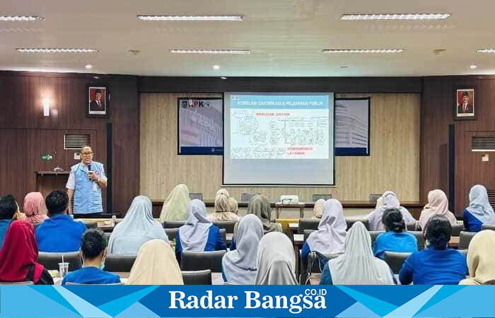 Sosialisasi antikorupsi RSUD Provinsi NTB dalam rangka HAKORDIA 2025. (Foto Dok HO/RadarBangsa.co.id)
