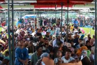 Warga Desa Temurejo, Bangorejo, Banyuwangi menggelar Sedekah Bumi Ingkung Sewu sebagai wujud syukur atas diterimanya sertifikat TORA. Foto Dok Ho/RadarBangsa.co.id