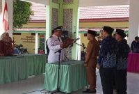 Pelantikan Tsani Abil Hasan sebagai Kaur Perencanaan Desa Gongseng. (Foto Dok Ho/RadarBangsa.co.id)