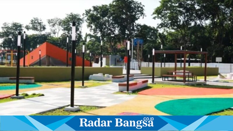 Alun-Alun Sidoarjo dibuka kembali dengan fasilitas publik baru, Jumat (30/1/2026). (Foto Dok Ho/Nul-RadarBangsa.co.id)