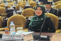 Anggota DPD RI Lia Istifhama saat mengikuti RDP pembahasan RUU Perlindungan Konsumen dan menyampaikan pandangan terkait e-commerce. (Foto Dok Ho/RadarBangsa.co.id)