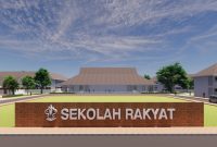 Pembangunan Sekolah Rakyat permanen di Desa Blambangan, Kecamatan Muncar, Banyuwangi, Kamis (22/1/2026). (Foto Dok Ho/Nul-RadarBangsa.co.id)