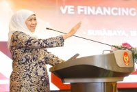 Gubernur Jawa Timur Khofifah Indar Parawansa memimpin sesi arahan di Jatim Retreat 2026, Kamis (15/1/2026). Foto Dok Ho/RadarBangsa.co.id