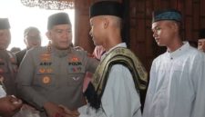 Kapolres Lamongan AKBP Arif Fazlurrahman saat berkunjung ke Yayasan Berkah Bersinar di Desa Nguwok, Kecamatan Modo, Lamongan, Jumat (23/1/2026). (Foto Dok Ho/Nul-RadarBangsa.co.id)