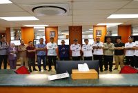 Wabup Pohuwato Iwan Sjafrudin Adam diterima Wabup Banyuwangi Mujiono saat studi tiru MPP, Rabu (28/1/2026). (Foto Dok Ho/nul-RadarBangsa.co.id)