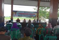 PT Wika dan BBWS Jawa Timur menggelar sosialisasi lanjutan proyek rehabilitasi Dam Karet Jatimlerek di Plandaan, Jombang. (Foto Dok Ho/RadarBangsa.co.id)