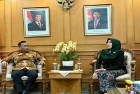 Mendukbangga Wihaji menerima Senator Lia Istifhama membahas penguatan keluarga di kantor BKKBN. (Foto Dok Ho/RadarBangsa.co.id)