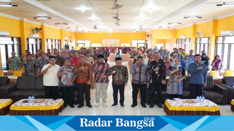 Wabup Bangkalan Moh. Fauzan Ja’far membuka diseminasi Perpres 46/2025 dan E-Katalog V6, Kamis (12/2/2026). (Foto Dok Ho/RadarBangsa.co.id)