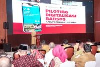 Bupati Banyuwangi Ipuk Fiestiandani menyampaikan praktik digitalisasi bansos di Kemendagri, Jakarta, Selasa (3/2/2026). Foto Dok Ho/Nul-RadarBangsa.co.id