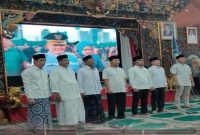 Bupati Bangkalan Lukman Hakim saat Safari Ramadan dan refleksi setahun kepemimpinan, Senin (23/2). (Foto Dok Ho/RadarBangsa.co.id)