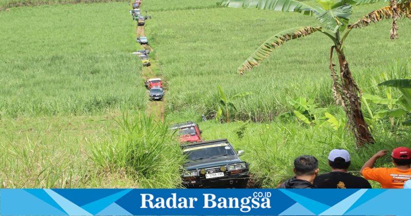Bupati Malang Drs. H. M. Sanusi, M.M memimpin offroad dan bakti sosial. Senin, 16 Februari 2026  (Foto Dok Ho/RadarBangsa.co.id) 
