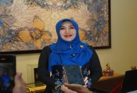 Anggota DPD RI Lia Istifhama menyampaikan pandangan tentang peran media sosial bagi pariwisata Jatim di Surabaya, Jumat (13/2/2026). (Foto Dok Ho/RadarBangsa.co.id)