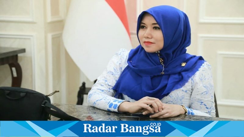 Anggota DPD RI Lia Istifhama menyampaikan pandangan soal iuran Board of Peace Rp16,7 triliun, Senin (2/2/2026). (Foto Dok Ho/Nul-RadarBangsa.co.id)