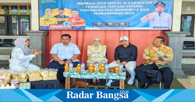 Diskusi Jawara DPRD Kabupaten Pasuruan tentang desa digital di Kantor Desa Randupitu, Selasa (18/2/2026). (Foto Dok Ho/RadarBangsa.co.id)