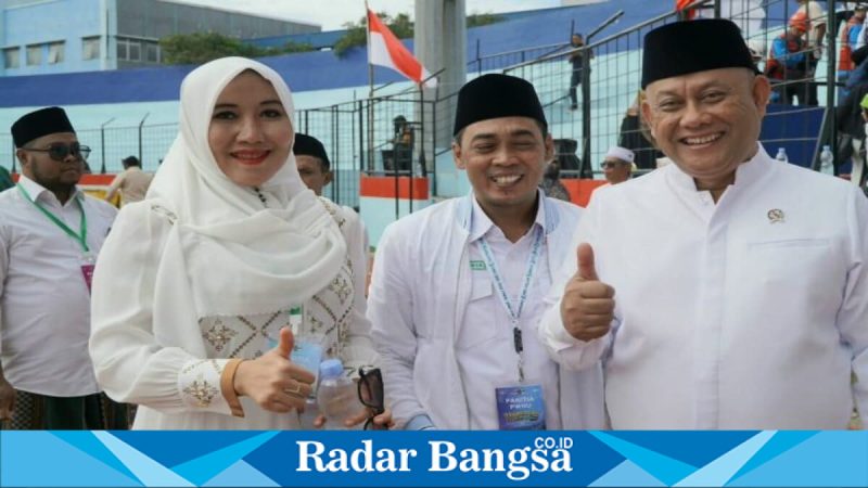 Senator DPD RI Lia Istifhama menghadiri Mujahadah Kubro Harlah 1 Abad NU di Stadion Gajayana, Malang, Minggu (8/2/2026). (Foto Dok Ho/Nul-RadarBangsa.co.id)