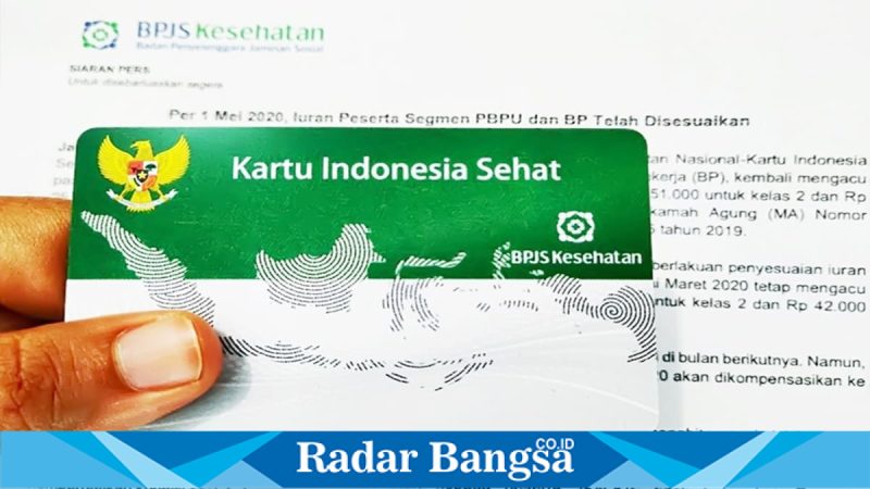 Kartu  BPJS PBI, Jumat (13/2/2026). (Foto Dok Ho/RadarBangsa.co.id)