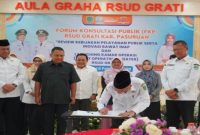 Wakil Bupati Pasuruan Shobih Asrori meresmikan Smart Operating Theatre RSUD Grati, Rabu (18/2/2026). (Foto Dok Ho/RadarBangsa.co.id)