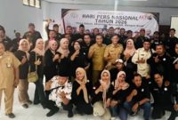 Insan pers bersama Forkopimda menghadiri Peringatan Hari Pers Nasional 2026 di Kabupaten Jombang, Senin (9/2/2026). (Foto Dok Ho/RadarBangsa.co.id)