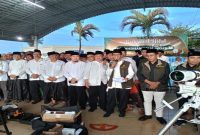 Tim BHR Lamongan memantau hilal di Tanjung Kodok, Selasa (17/2/2026), jelang penetapan 1 Ramadhan 1447 H. (Foto Dok Ho/RadarBangsa.co.id)