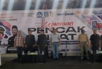 Bupati Jember Muhammad Fawait membuka Kejurkab Pencak Silat IPSI Jember di GOR PKPSO Kaliwates. (Foto Dok Ho/RadarBangsa.co.id, Sabtu, 14 Februari 2026)