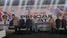 Bupati Jember Muhammad Fawait membuka Kejurkab Pencak Silat IPSI Jember di GOR PKPSO Kaliwates. (Foto Dok Ho/RadarBangsa.co.id, Sabtu, 14 Februari 2026)