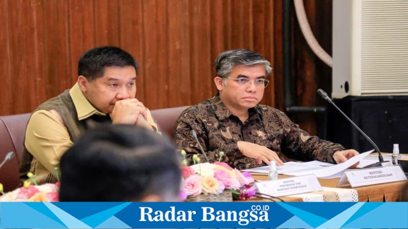Menaker Yassierli menghadiri Rapat Komite BP Tapera Tahun 2026 di Gedung Kemenkeu Jakarta, Kamis (26/2/2026). (Foto Dok Ho/RadarBangsa.co.id)