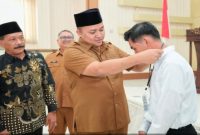 Bupati Pasuruan HM Rusdi Sutejo membuka Pelatihan Berbasis Kompetensi DBHCHT 2026 di BLK Rejoso, Senin (10/11/2026). (Foto Dok Ho/RadarBangsa.co.id)