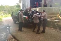 Polsek Tulakan menyita motor knalpot brong di SMPN 2 Tulakan, Senin (2/2/2026). (Foto Dok Ho/Yuan-RadarBangsa.co.id)