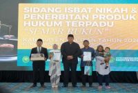 Sidang isbat nikah terpadu di Pendopo Kabupaten Pacitan diikuti 12 pasutri, Rabu (11/2). (Foto Dok Ho/RadarBangsa.co.id)