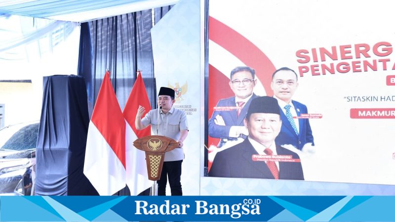 Bupati Jember Gus Fawait saat agenda SITASKIN di Jenggawah, Kamis (12/2/2026). (Foto Dok Ho/RadarBangsa.co.id)