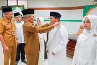Wakil Bupati Pasuruan Shobih Asrori membuka Pondok Ramadhan 1447 H di Aula Dinas Pendidikan, Selasa (24/2/2026). (Foto Dok Ho/RadarBangsa.co.id)