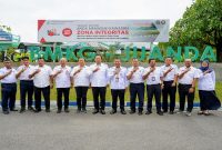 Bupati Lamongan Yuhronur Efendi menghadiri audiensi penanganan banjir bersama BMKG dan BPBD Jawa Timur di Juanda, Rabu (11 Maret 2026). (Foto Dok Ho/RadarBangsa.co.id)
