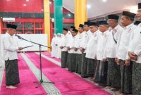 Prosesi pengukuhan pengurus Masjid Muhammad Cheng Hoo Pandaan, Jumat 14 Maret 2026 (Foto Dok Ho/RadarBangsa.co.id)