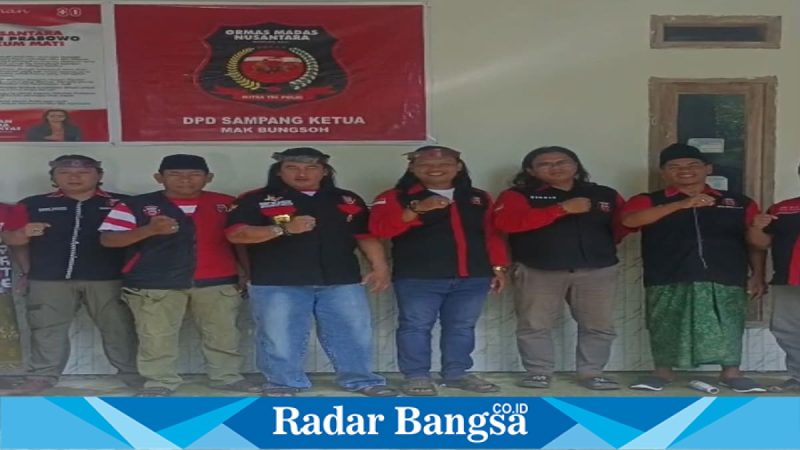 Andi Wijono saat bersilaturahmi dengan DPD Madas Nusantara Sampang, Kamis (26/3/2026). (Foto Dok Yak/RadarBangsa.co.id)