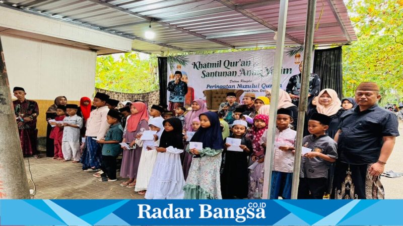 Kegiatan santunan anak yatim dan buka puasa bersama di Pamekasan, Rabu (18/3/2026). (Foto Dok Ho/RadarBangsa.co.id)