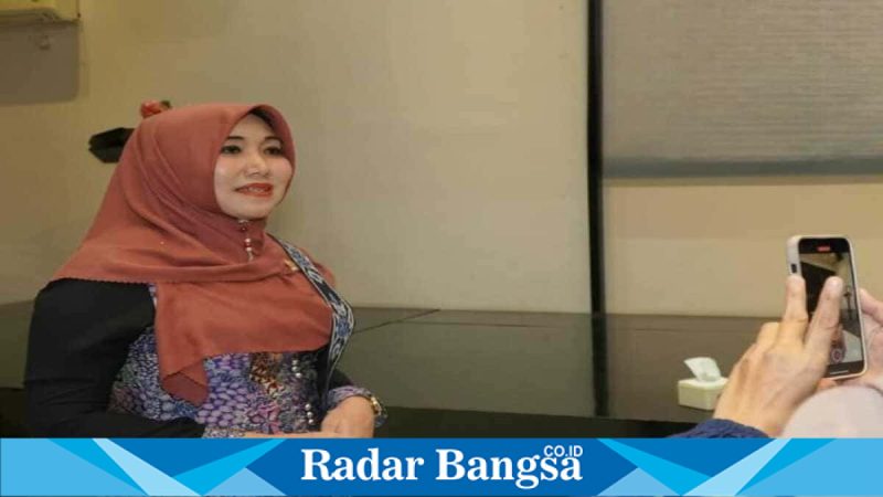 Anggota DPD RI Lia Istifhama memberikan keterangan terkait rencana impor beras, Selasa (3/3/2026). (Foto Dok Ho/RadarBangsa.co.id)