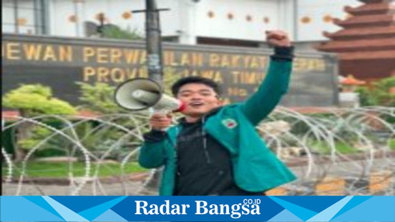Aliansi BEM Pamekasan menyampaikan kecaman terhadap aksi teror air keras terhadap aktivis KontraS, Sabtu (14/3/2026). (Foto Dok Ho/RadarBangsa.co.id)