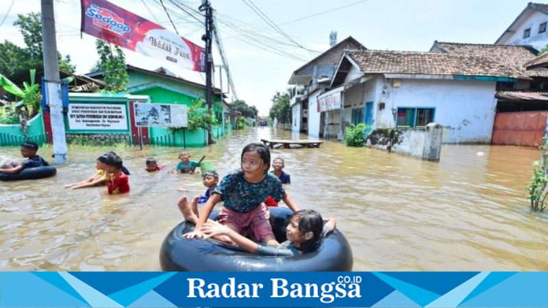 Kondisi banjir di Kecamatan Rejoso, Pasuruan, Kamis (26/3/2026) (Foto Dok Ho/RadarBangsa.co.id)