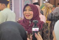 Anggota DPD RI Lia Istifhama saat memberikan keterangan di Surabaya, Rabu (25/3/2026). (Foto Dok Ho/RadarBangsa.co.id)