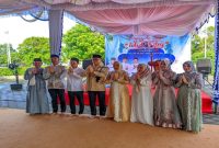 Bupati Empat Lawang Joncik Muhammad bersama jajaran dan masyarakat saat Salat Idulfitri 1447 H, Sabtu (21/3/2026). (Foto Dok Ho/RadarBangsa.co.id)