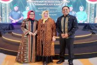 Bupati Musi Rawas Ratna Machmud menghadiri lepas sambut Danrem 044/Garuda Dempo di Palembang, Sabtu (28/2/2026). (Foto Dok Ho/RadarBangsa.co.id)