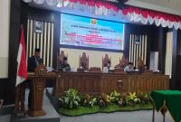Bupati Ngawi Ony Anwar Harsono menyampaikan LKPJ 2025 di DPRD Ngawi, Selasa, 31 Maret 2026 (Foto Dok Ho/RadarBangsa.co.id)