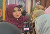 Anggota DPD RI Lia Istifhama memberikan keterangan terkait program MBG, Rabu (25/3/2026). (Foto Dok Ho/RadarBangsa.co.id)