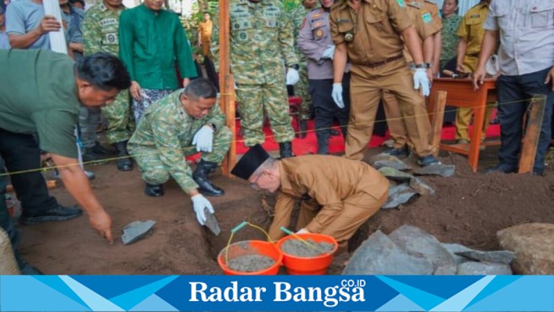 Groundbreaking Jembatan Garuda di Lumbang Pasuruan, Senin (30/3/2026) (Foto Dok Ho/RadarBangsa.co.id)
