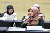 Anggota DPD RI Lia Istifhama menghadiri FGD penguatan demokrasi Pancasila Badan Pengkajian MPR di Tangerang Selatan, Banten, Sabtu (14/3). (Foto Dok Ho/RadarBangsa.co.id)