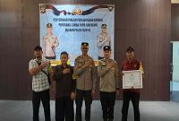 Kasat Binmas Polres Lahat menghadiri penyerahan penghargaan FKPM Pasar Lama oleh Dirbinmas Polda Sumsel, Rabu (11/3/2026). (Foto Dok Ho/RadarBangsa.co.id)