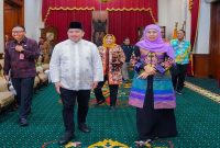 Gubernur Khofifah Indar Parawansa audiensi dengan BPN Jatim percepat pemetaan LSD dan sertifikasi tanah, Senin, 30 Maret 2026 (Foto Dok Ho/RadarBangsa.co.id)