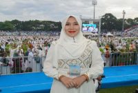 Senator Lia Istifhama saat Harlah ke-80 Muslimat NU di Surabaya, Senin (30/3/2026). (Foto Dok Ho/RadarBangsa.co.id)
