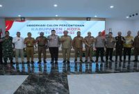 Tim KPK RI melakukan observasi penilaian Kabupaten Asahan sebagai calon percontohan anti korupsi, Selasa (10/3/2026). (Foto Dok Ho/RadarBangsa.co.id)